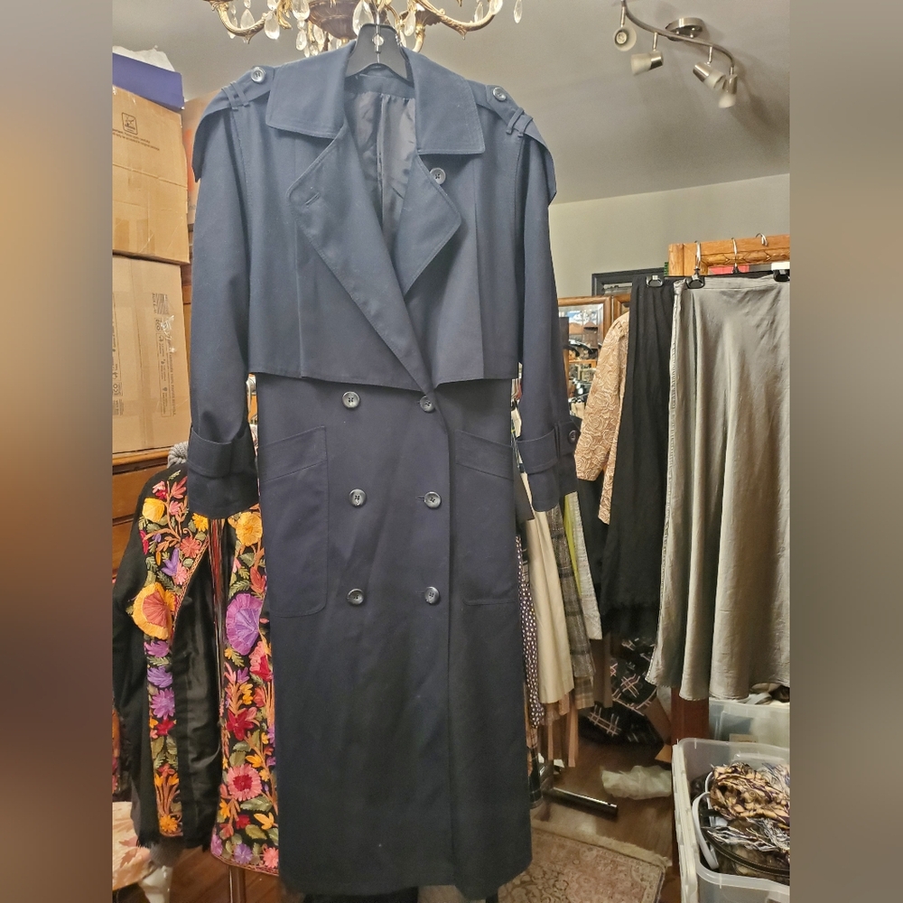 Marks & Spencer Classic Navy Trench Coat UK size 8